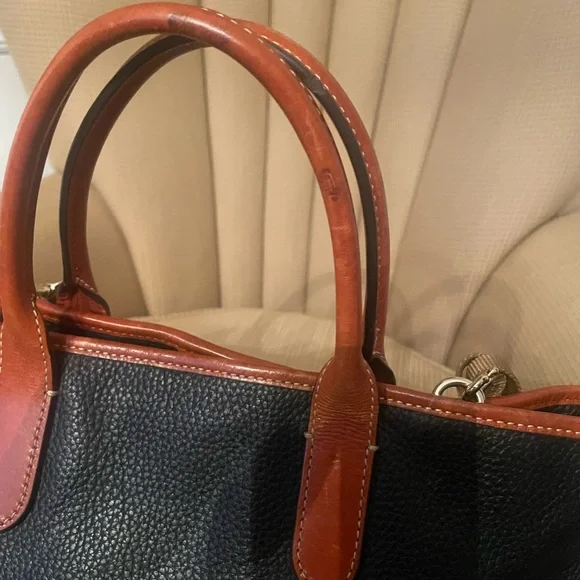 Dooney & Bourke Pebbled Leather Tote/Shoulder Bag - Picture 9 of 11